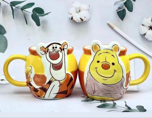 Disney couple mugs winnie the pooh