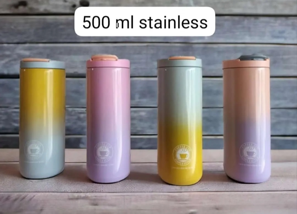 Stainless steel travel mug