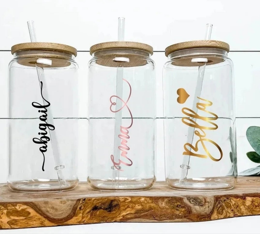 Custumized glass jar