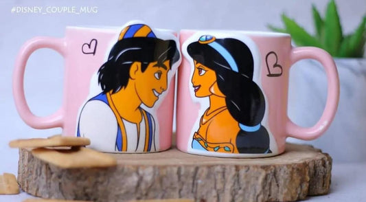 Disney couple mugs