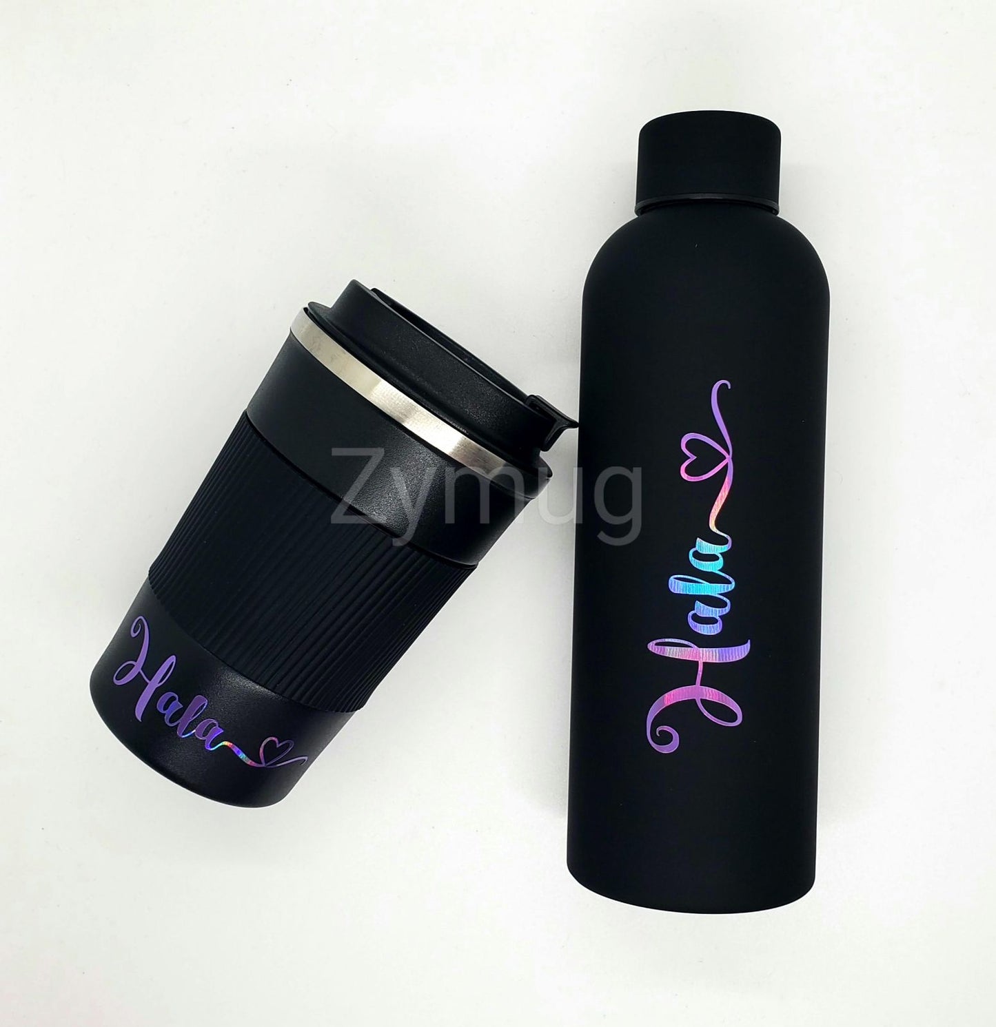 Customized Stainless steel set of bottle and mug